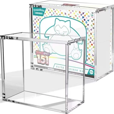 Vitrine ETB en acrylique standard pour la série Pokémon