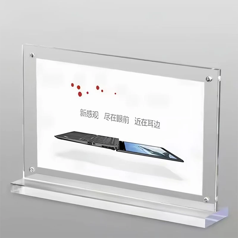 T Shape Acrylic Sign Holder best